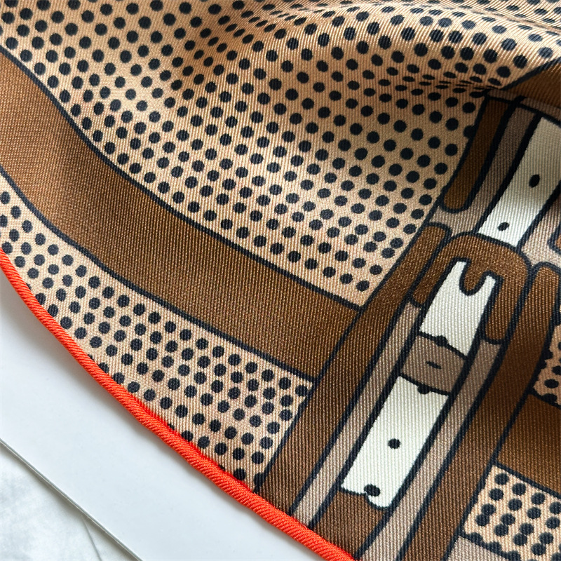 Grand foulard en twill pour femmes, châles carrés, foulards de luxe de créateurs, foulards de printemps, vêtements, décoration du cou, 135 cm, imprimé cheval