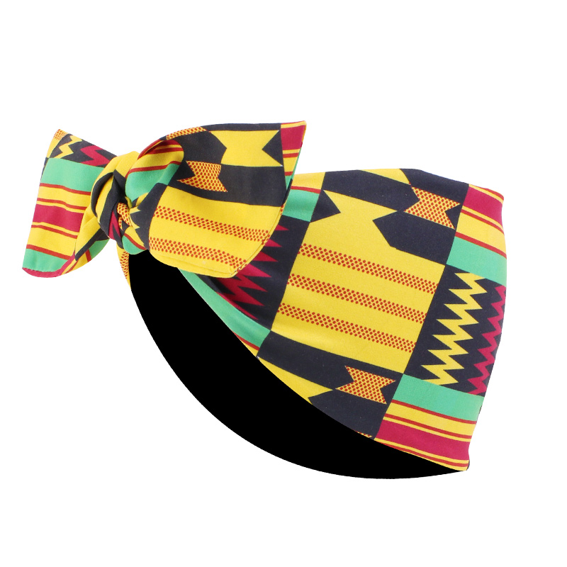 Nouveau bandeau imprimé africain pour femmes élastique sport Yoga bandeau pour tresses bouclés filles Salon maquillage bandeau Turban chapeaux