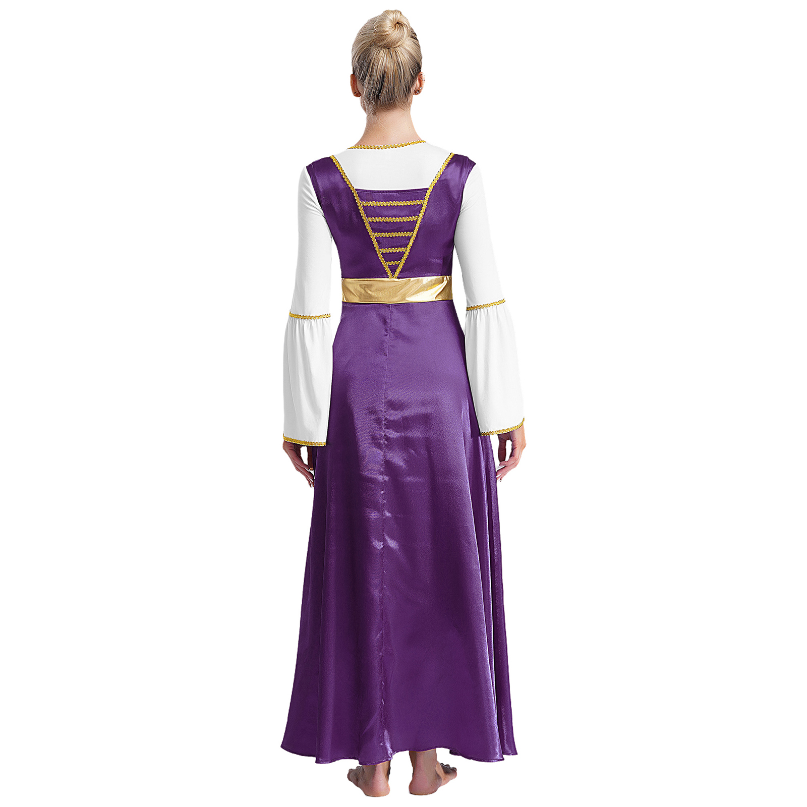 Robe de brevLiturgique pour Femme, Brillante et D.lique, Vêtement de Spectacle