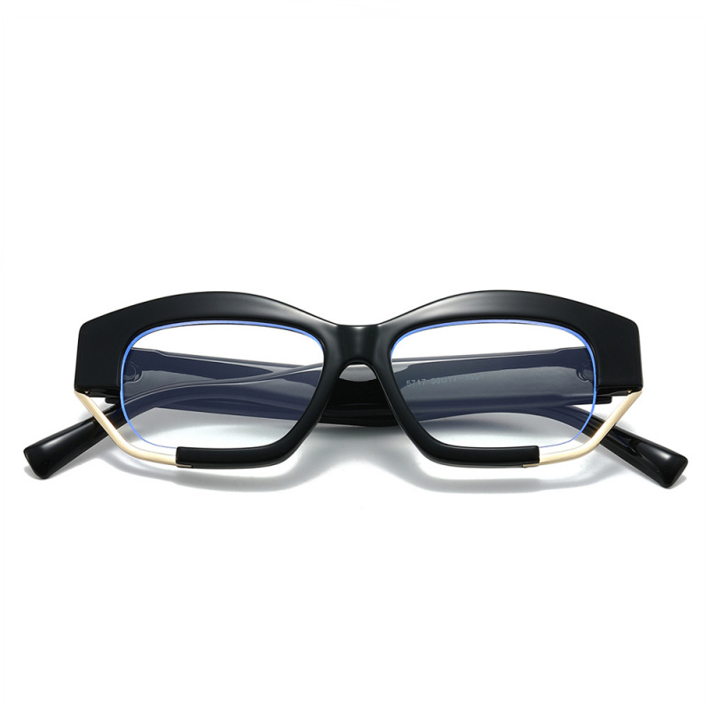 Lunettes anti-lumière bleue de forme irrégulière, tendance, pour hommes et femmes, monture décorative pour usage quotidien