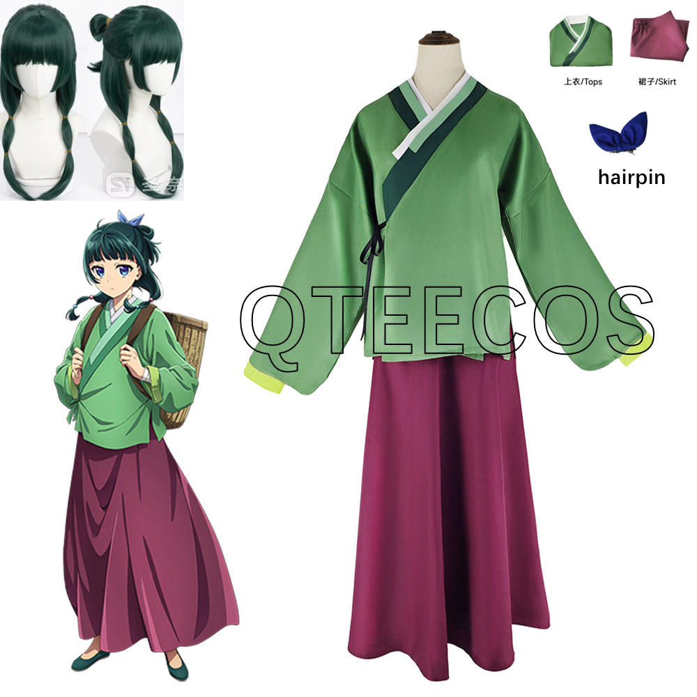 Maomao – Costume de Cosplay Anime Apothecary Diaries, Kimono, uniforme Mao, tenues pour fête de carnaval d'halloween pour femmes
