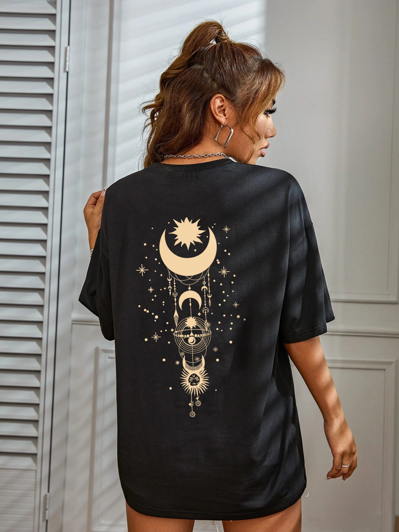 T-shirt manches courtes col rond femme, vêtement ample et décontracté, à la mode, Simple, imprimé, nouvelle collection