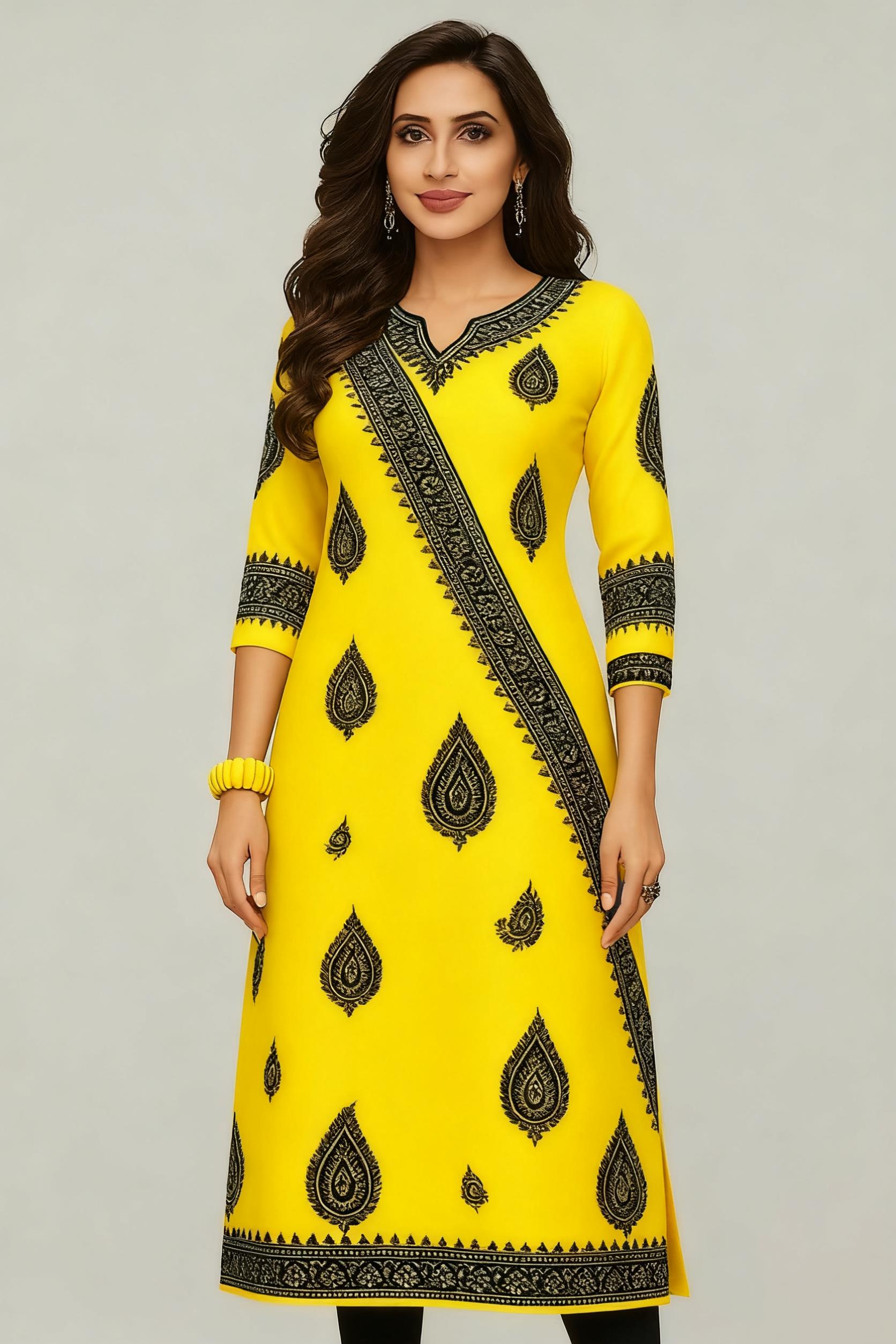 Femmes musulmanes Kurtta tenue décontractée Style National droite décontracté ethnique Abito Donna turc Abaya femmes robe Abaya ourlet fendu