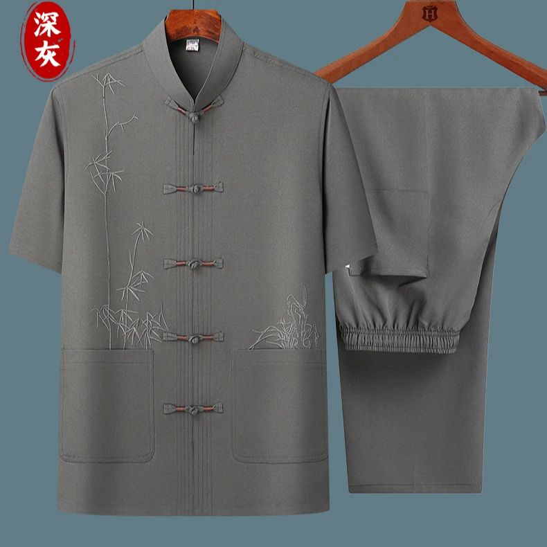 Ensembles homme (chemise + pantalon) – Nouvelle collection été 2026 – Chemise mode homme à manches courtes – Chemises de haute qualité – Ensemble deux pièces pour homme