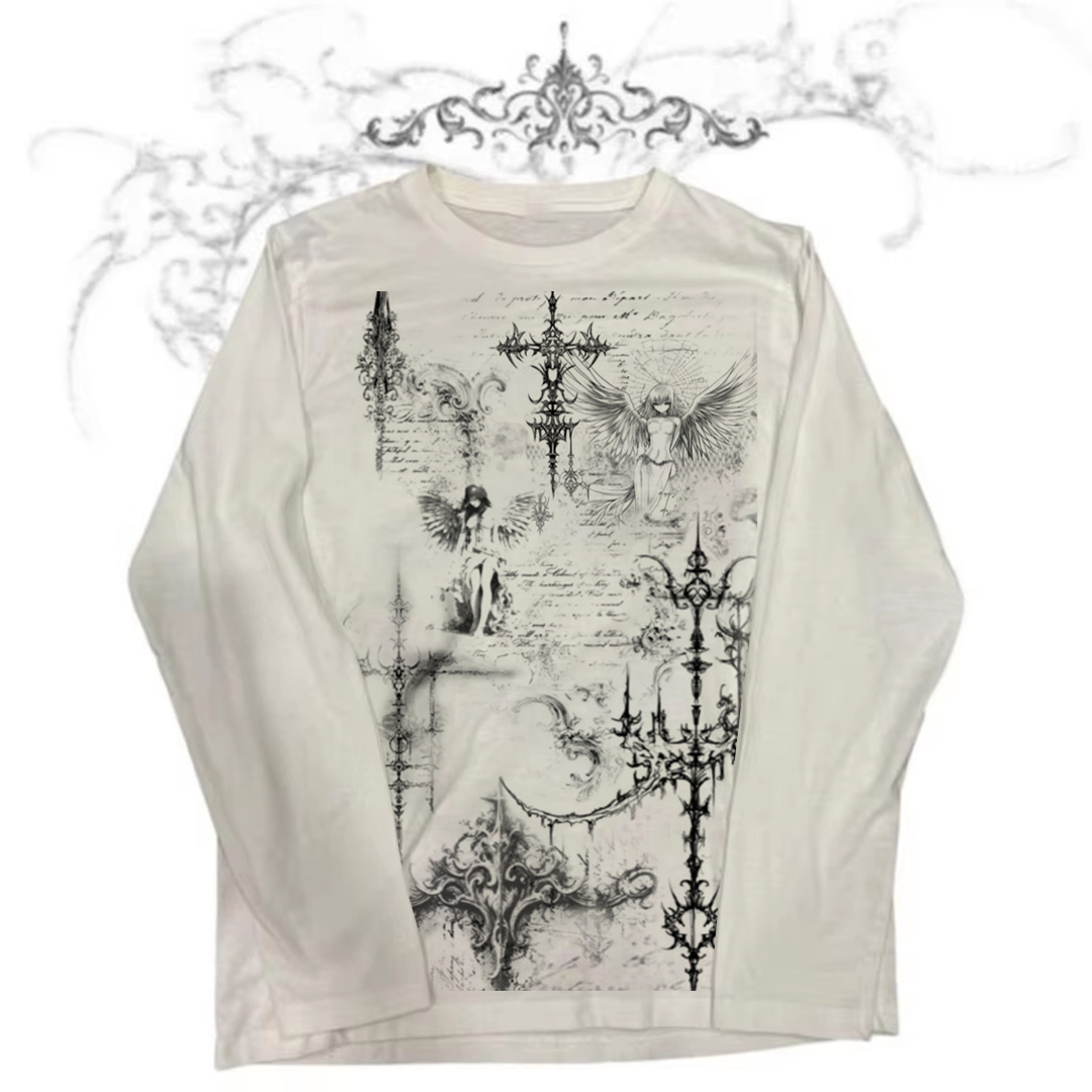 Femme vêtements pour femmes Kawaii Emo graphique t-shirts Y2k hauts haut court femmes recadrée Shoujo fille Style 90s vêtements Vintage