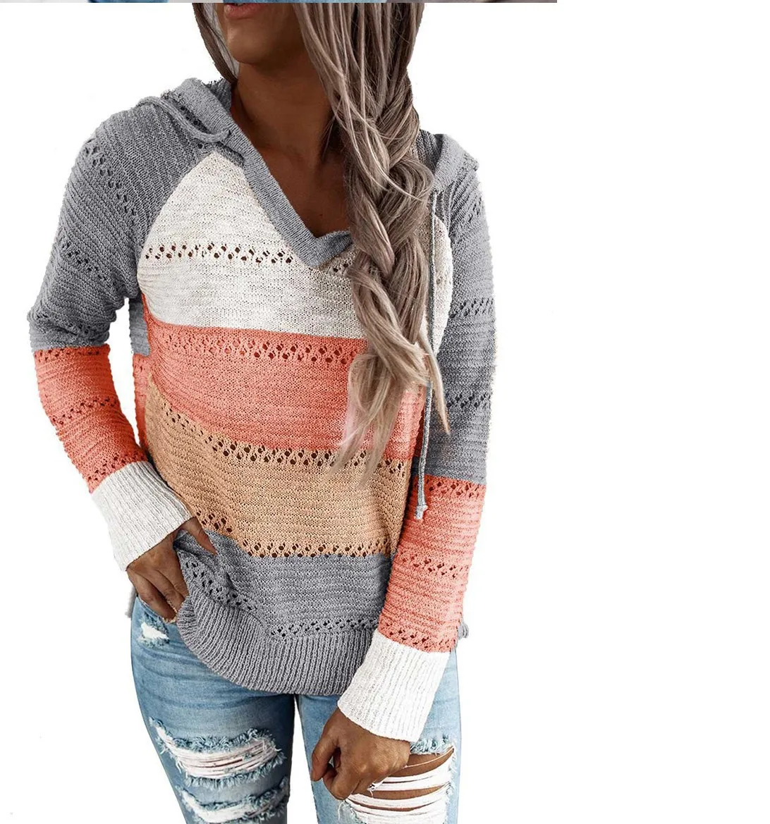 Sweat à capuche décontracté à manches longues pour femmes, broderie personnalisée