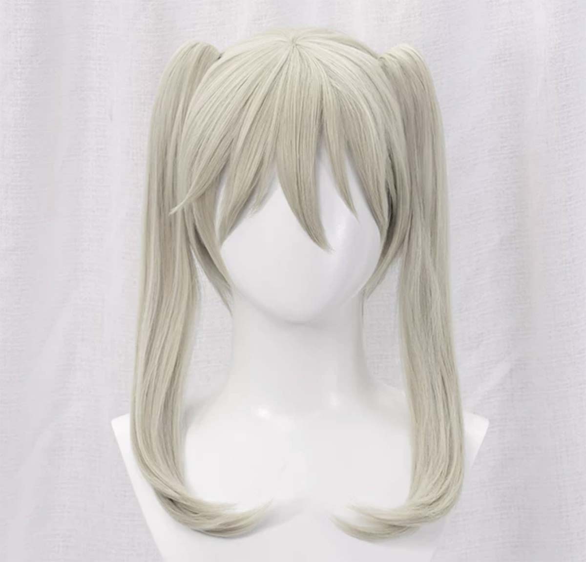 Perruque synthétique résistante à la chaleur pour femmes, perruque de Cosplay Anime Soul Eater Maka Albarn, queues de cheval jumelles
