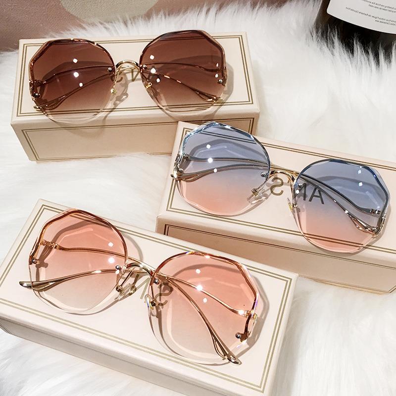 Mode dégradé lunettes de soleil femmes marque Design Vintage pilote rétro nuances coupe lentille dégradé lunettes de soleil femme UV400