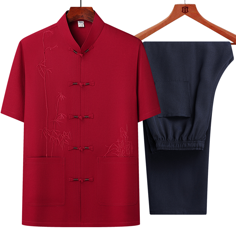 Ensembles homme (chemise + pantalon) – Nouvelle collection été 2026 – Chemise mode homme à manches courtes – Chemises de haute qualité – Ensemble deux pièces pour homme