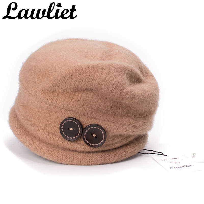 Lawliet-Bonnets en laine chaude pour femmes, chapeaux d'hiver, chapeau au crochet pour dames, bonnets Skullies, casquette de ski Gorro Girl, Tsacrifice