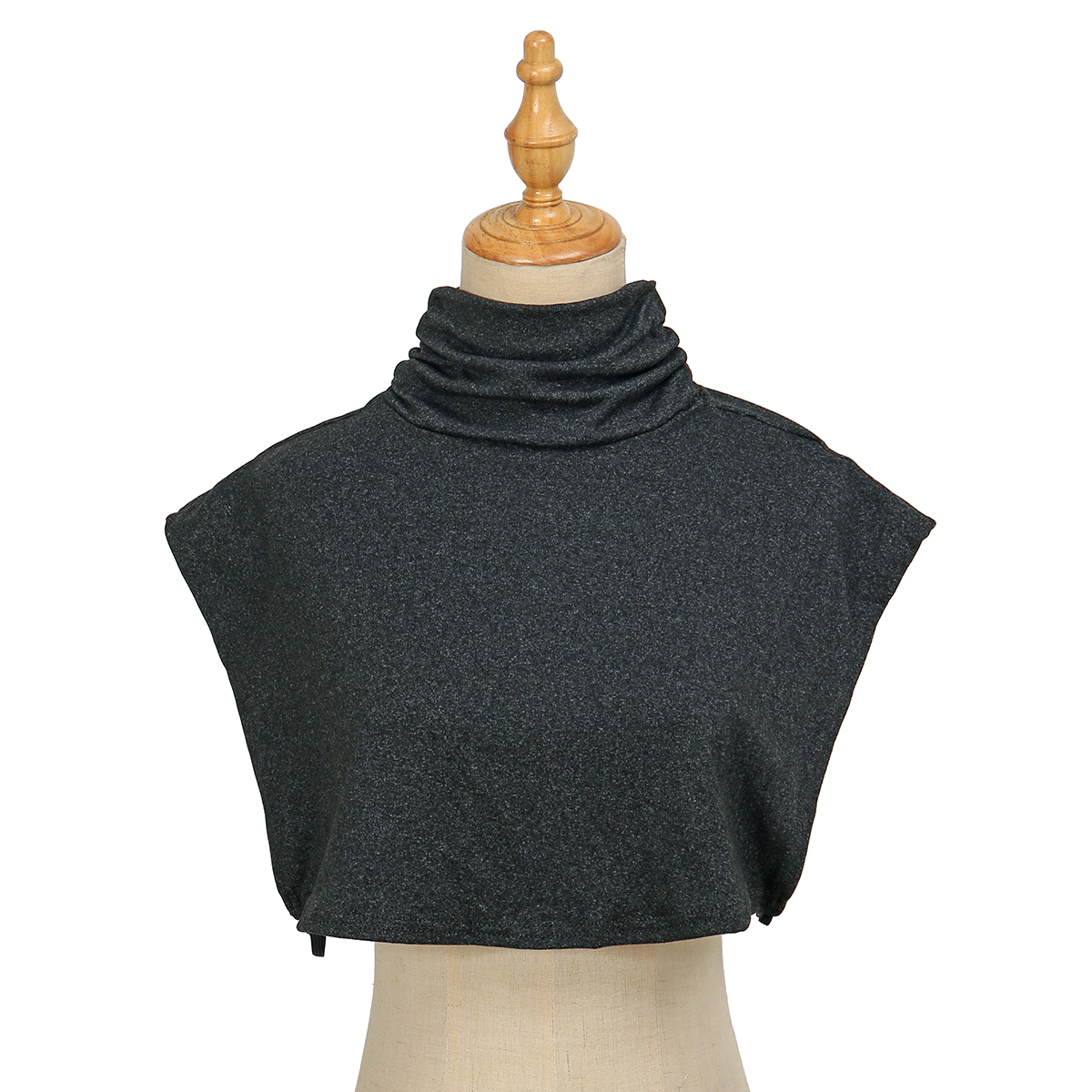 2025 nouvelles femmes musulmanes Modal faux col islamique Hijab Extensions col roulé col haut couverture plus chaud couleur unie demi-haut