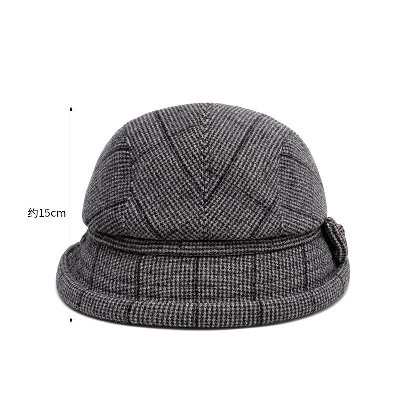 Béret élégant pour femmes avec nœud, bonnet à bord court, couvre-chef décontracté élégant et chaud pour femmes, cadeau pour mères, nouvelle collection automne hiver