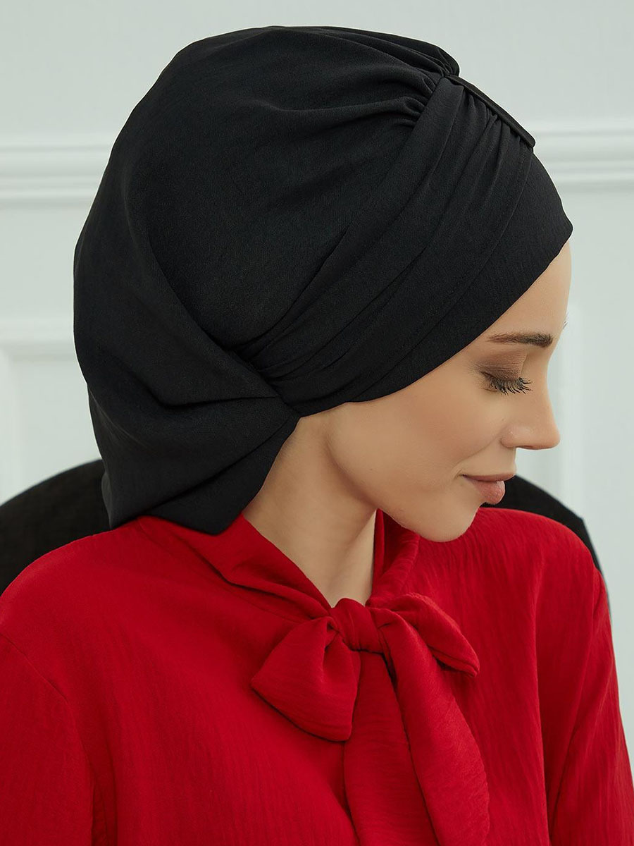 Turban musulman instantané, couleur Pure, chapeau intérieur extensible, Hijabs pour casquettes, prêt à porter, foulard sous le Bonnet pour femmes
