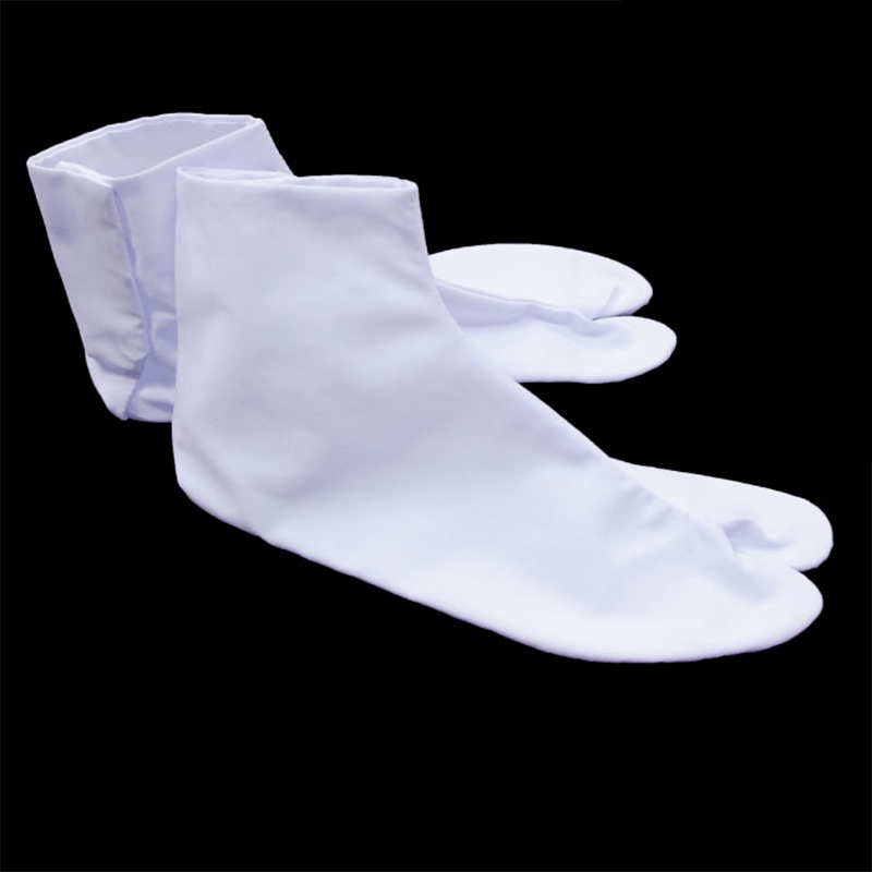Chaussettes de Cosplay japonaises Kimono, sac de pied blanc, chaussettes traditionnelles japonaises, chaussettes à deux doigts, chaussettes à orteils Tabi, accessoires Kimono