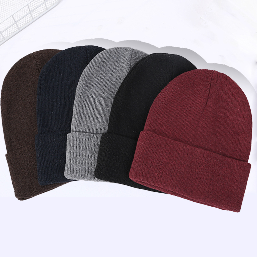 Chapeaux d'hiver pour hommes et femmes, nouveaux bonnets en tricot uni, chapeau mignon pour filles, bonnet d'automne pour femmes, bonnets plus chauds, bonnet décontracté pour femmes