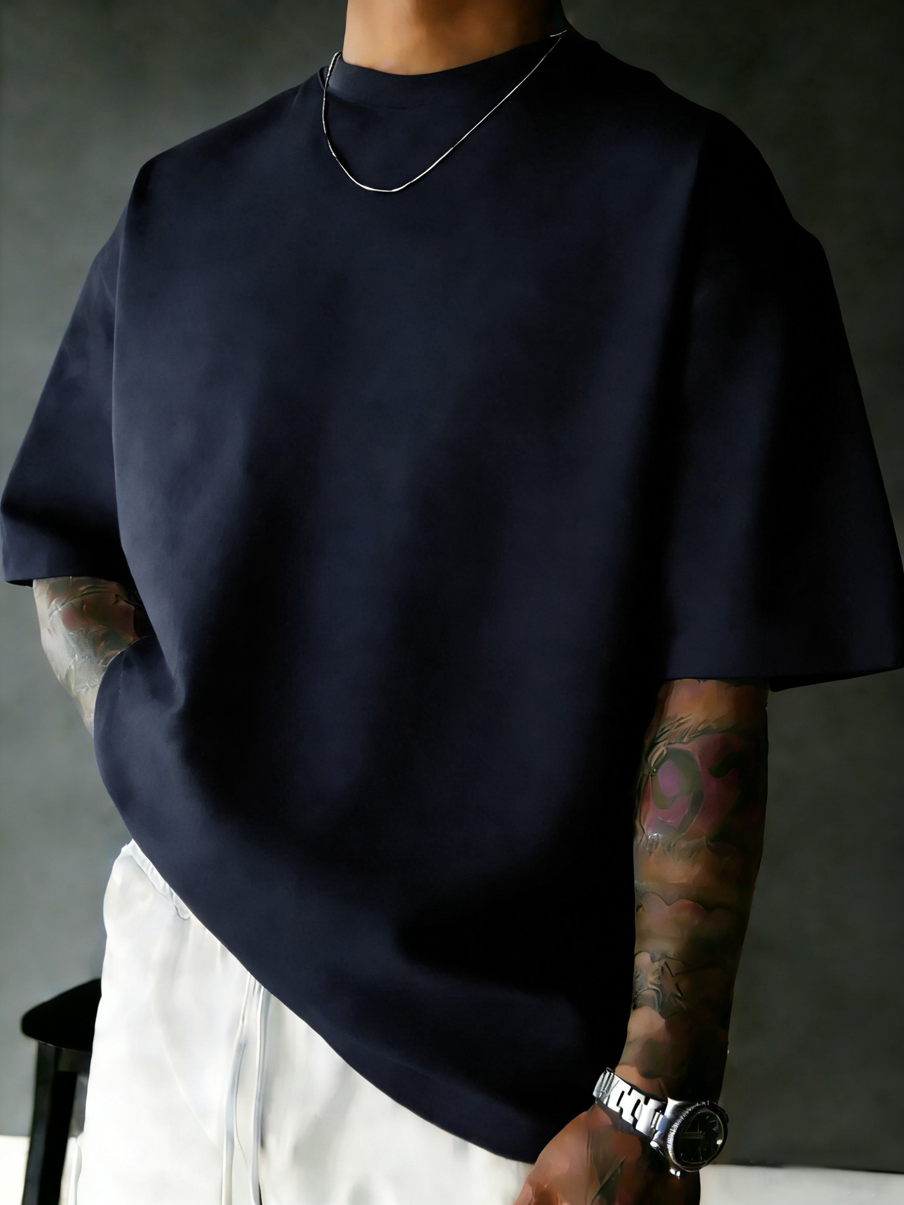 T-shirt d'été décontracté en coton à manches courtes pour homme – Respirant, confortable, basique, sportif, streetwear doux