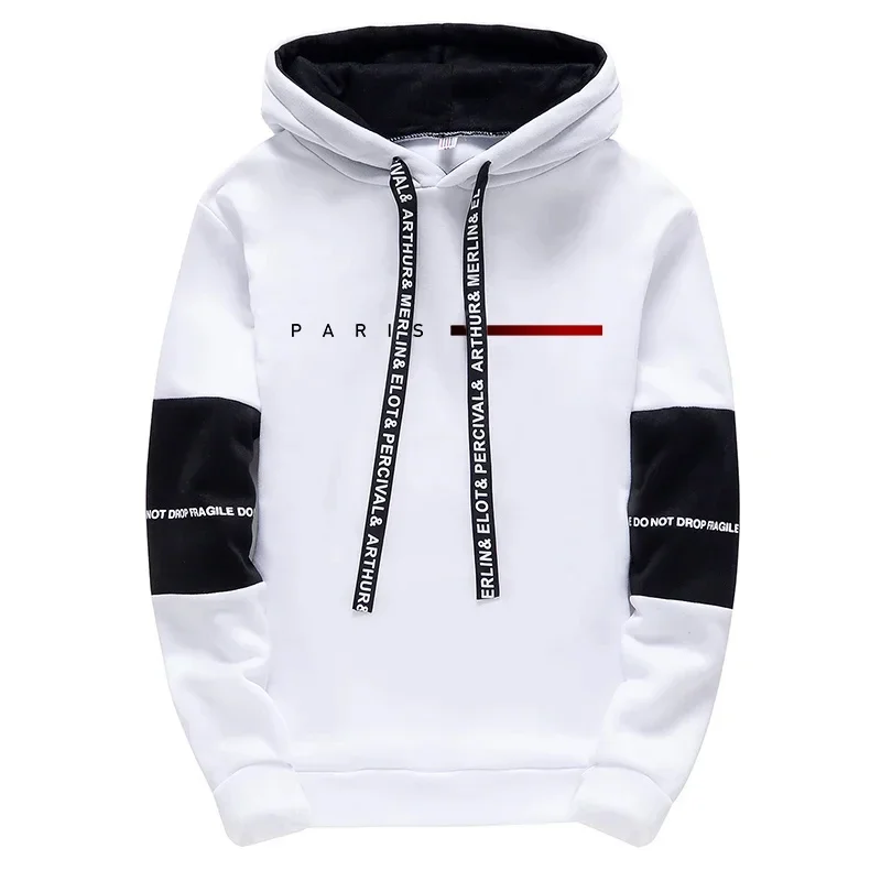 Sweat-shirt à capuche pour hommes, pantalon de survêtement, mode Paris, Streetwear, toutes saisons, quotidien, sport décontracté, pull, pantalon de Jogging