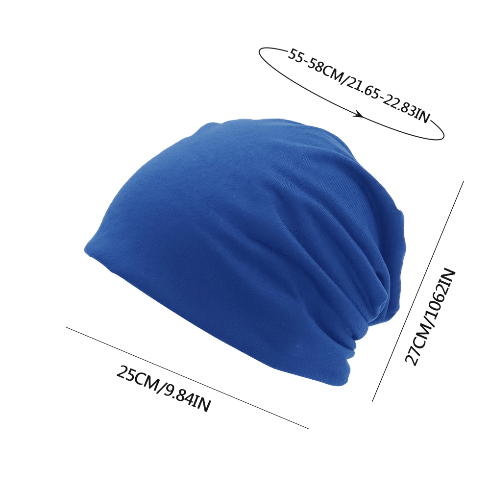 Chapeau froid sans bords pour hommes, chapeau élastique, taille universelle, adapté à l'extérieur et à la maison, automne et hiver