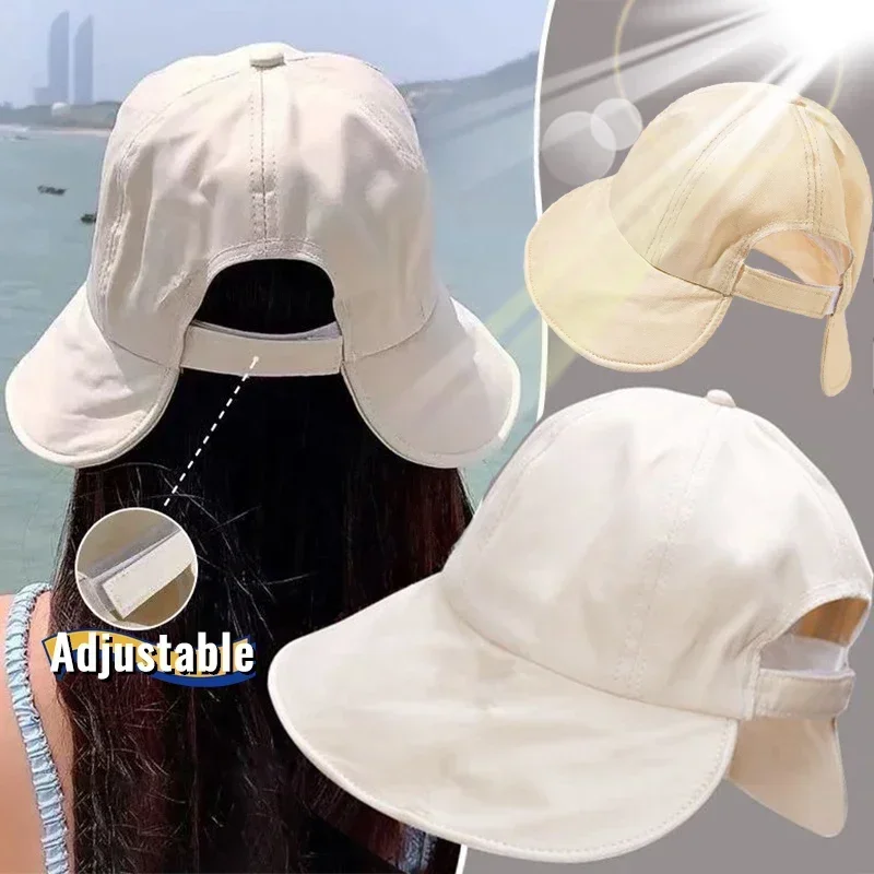 Chapeaux d'été pour femmes, casquette de Baseball pliable, large bord, protection solaire, plage, pêcheur, chapeau seau décontracté pour l'extérieur