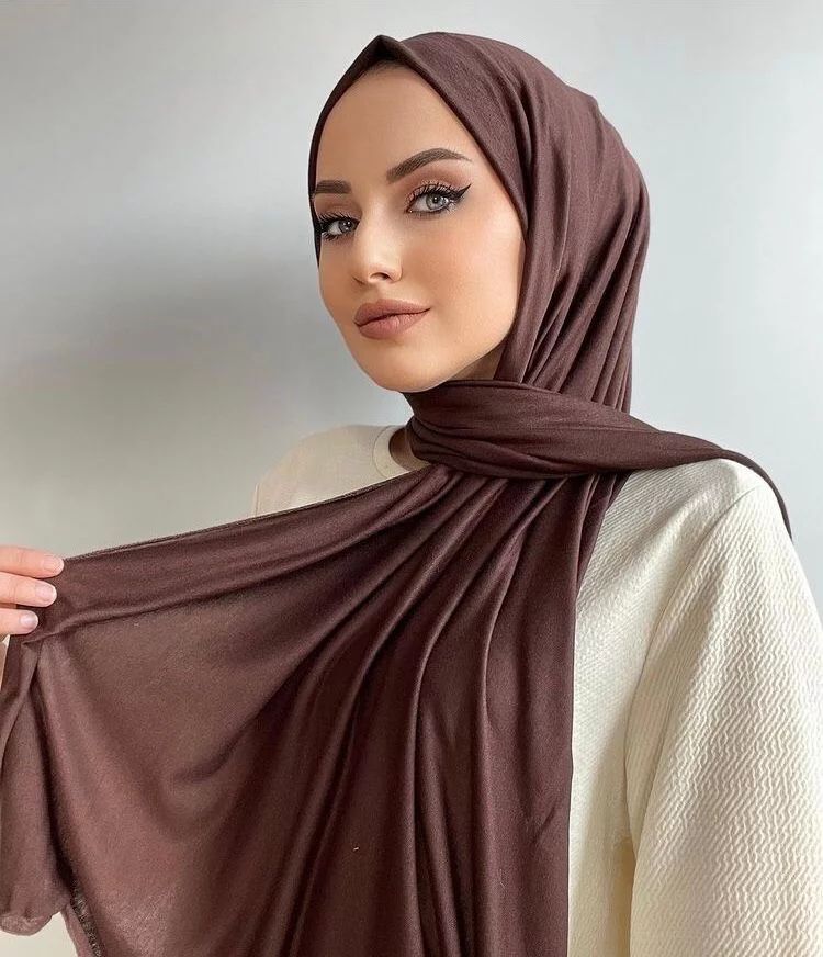 Écharpe Hijab en Jersey de coton pour femmes musulmanes, châle, extensible, facile à utiliser, en Modal, Turban africain foulard musulmane pour femme islam turban femme bonnet hijab echarpe femme turban femme musulman
