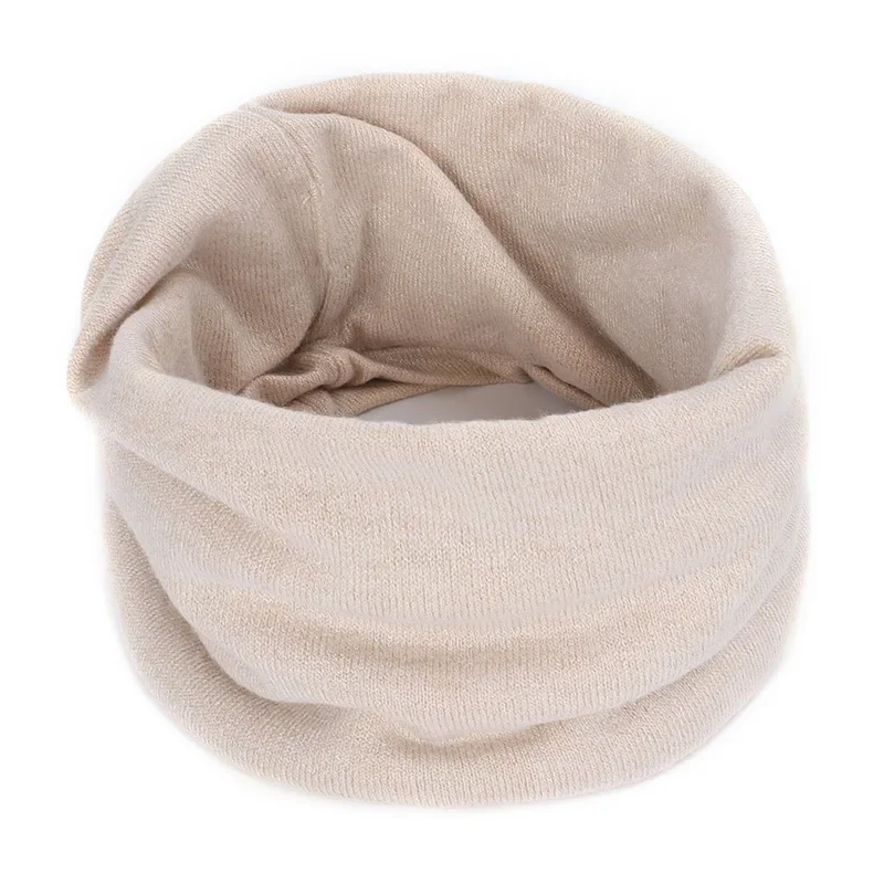 Nouvelle Écharpe d'Hiver en Cachemire pour Garçons, Filles, Femmes et Hommes – Écharpes Tricotées Confortables et Chaudes pour le Printemps, Écharpes Élastiques pour Enfants, Écharpes d'Automne pour Bébés