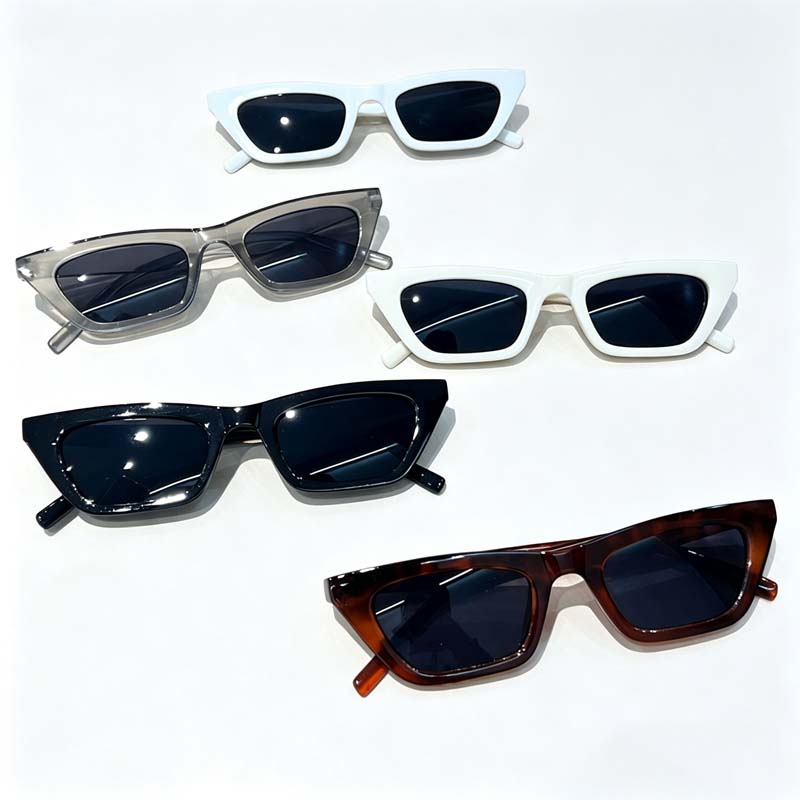 Lunettes de soleil en forme d'oeil de chat, protection solaire pour la plage, lunettes de soleil à la mode, lunettes de style années 90, lunettes d'été