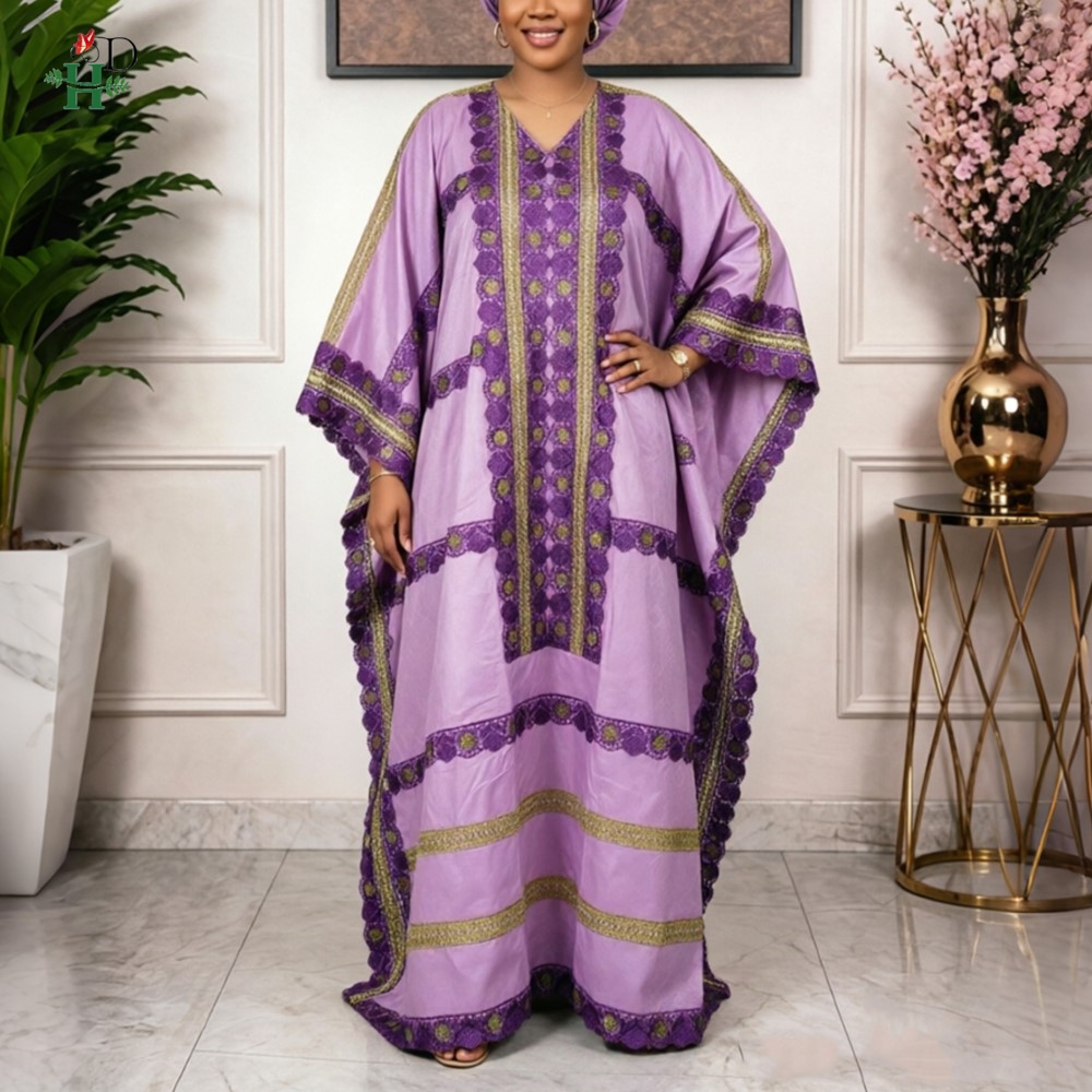 Vêtements africains pour femmes H&D Embroidery, robes Bazin Riche en solde, robes africaines pour femmes, robes turques, robe boubou.