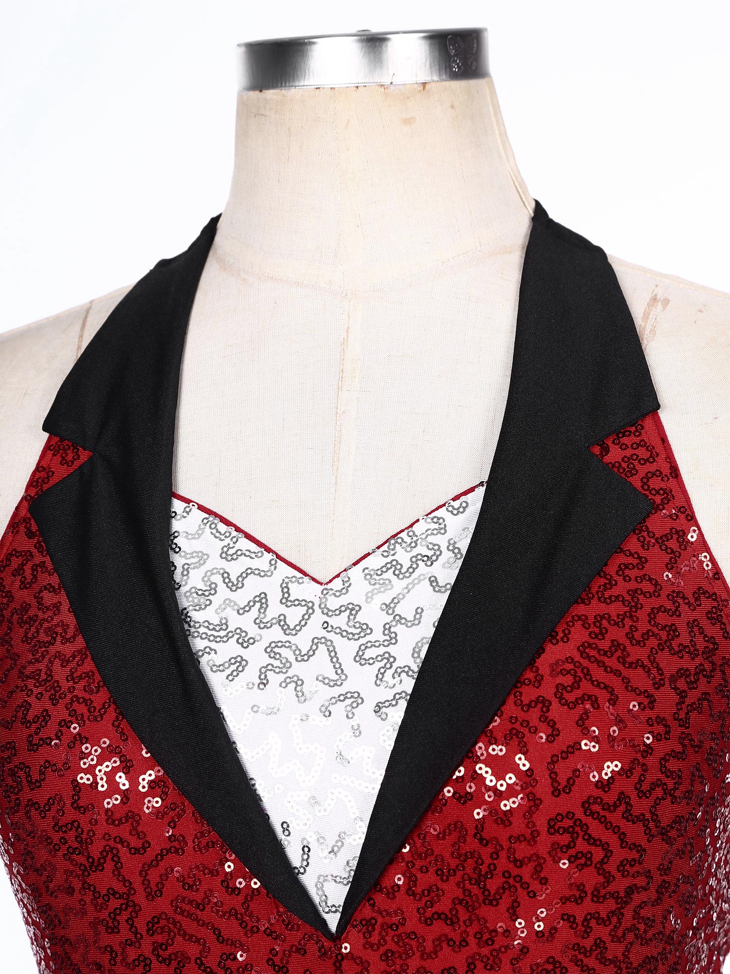 Combinaison Jazz à franges pour femmes, paillettes scintillantes, Costume de danse latine Cha-cha, dos nu, Rumba Tango, justaucorps à franges, vêtements de danse