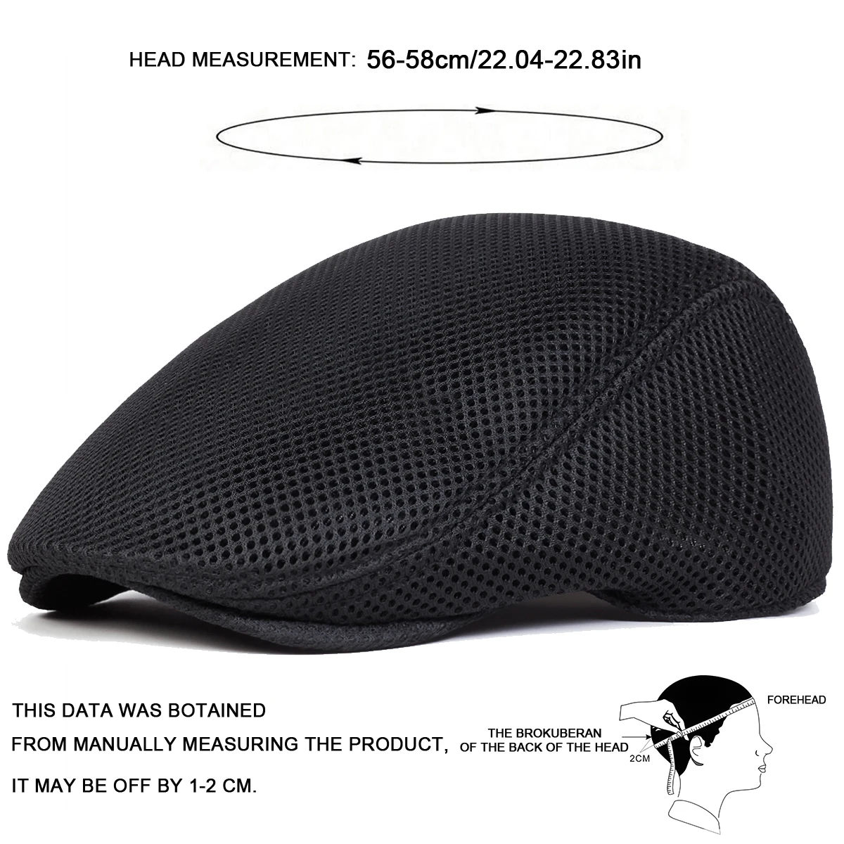 Men Mesh Breathability Newsboy Caps British Painters Hats Spring and Summer Flat Cap Hip Hop Berets