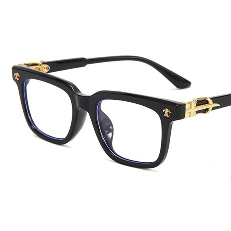 Montures de lunettes anti-lumière bleue tendance pour hommes et femmes, montures de lunettes rétro haut de gamme pour les trajets quotidiens