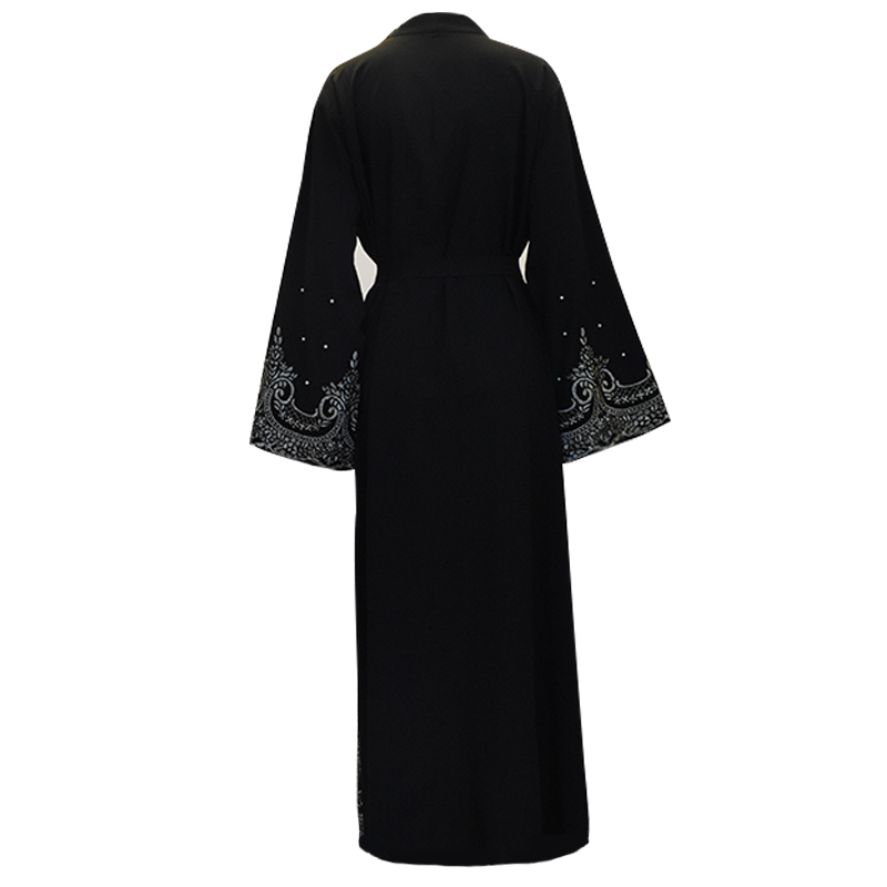 Caftan Abaya dubaï Kimono Cardigan musulman Hijab Robe Abayas pour femmes Robe Femme Caftan Marocain Qatar Islam vêtements