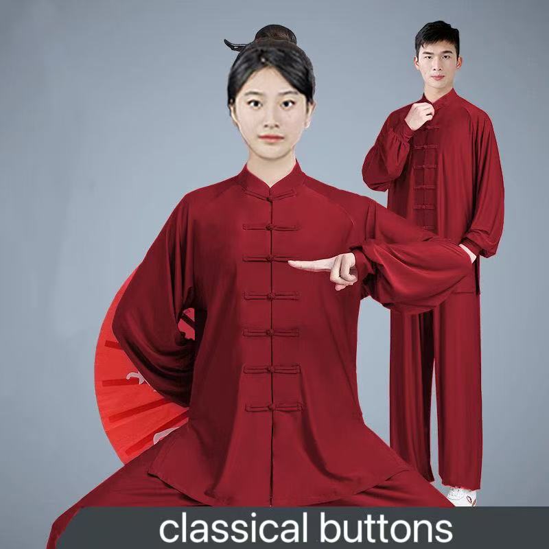 Vêtements Tai Chi de printemps et d'été, uniforme traditionnel d'arts martiaux Wushu pour étudiants d'âge moyen et personnes âgées, costume d'exercice du matin sur scène