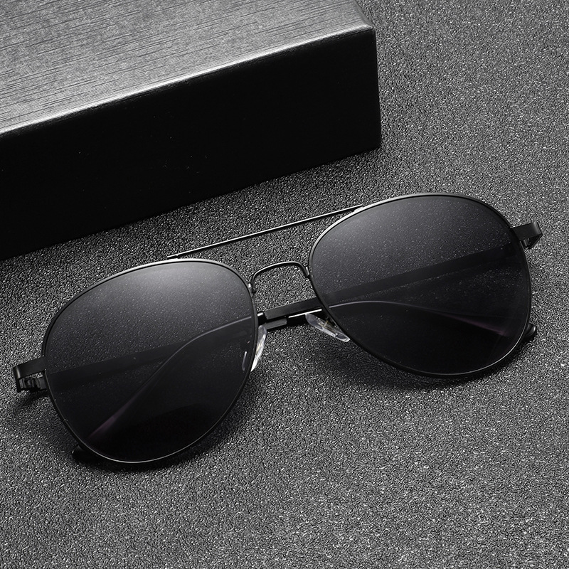 Nouvelles lunettes de myopie pilote pour la conduite des hommes, lunettes de soleil amincissantes à Double faisceau résistantes aux UV, dioptrie à-4.0