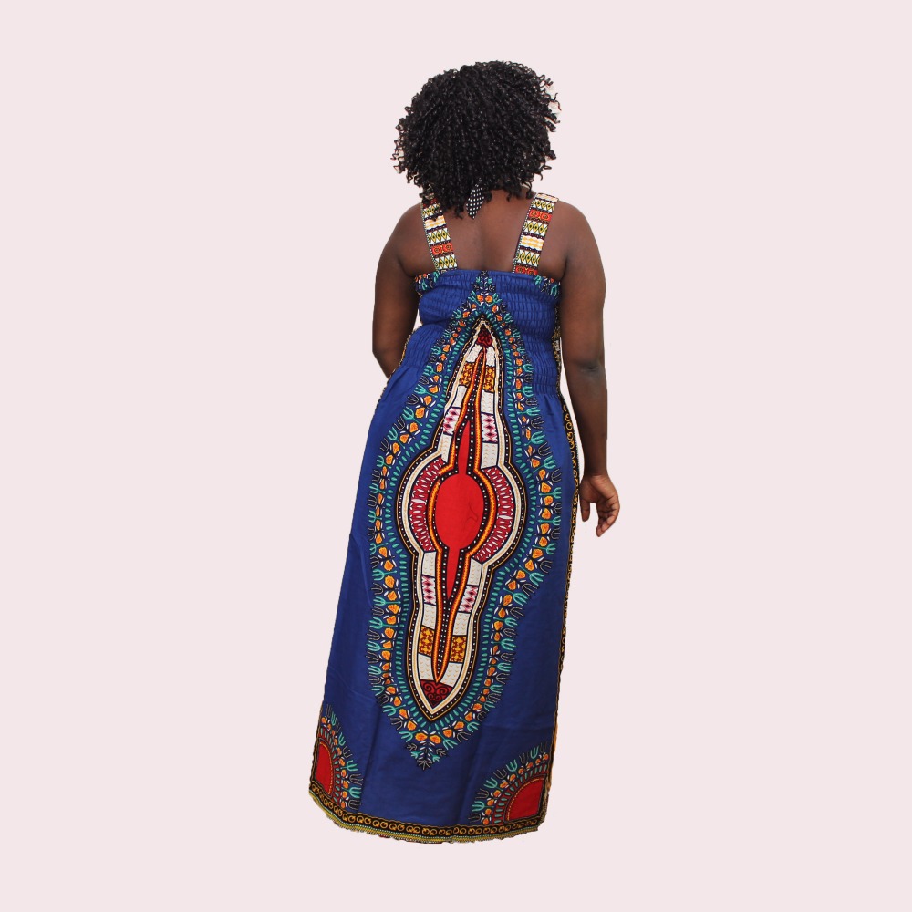 Sexy robe dos nu été Dashiki décontracté Sundress plage femmes grande taille robe Sexy Vestidos De Playa robes africaines pour les femmes