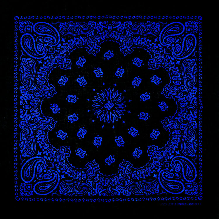 Couvre-chef Paisley en coton noir pour hommes, couvre-chef Punk Hip-hop, bandeau enveloppant pour les cheveux, foulard carré