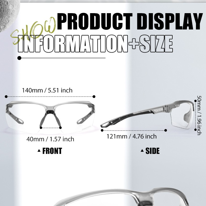 Lunettes de soleil sportives SCVCN pour hommes, lunettes de randonnée, lunettes de cyclisme, lunettes de vélo VTT, lunettes de sport UV400, chasse, conduite