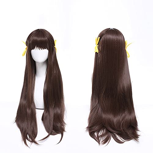 Anime fruits panier Tohru Honda Cosplay Costume perruques longue droite marron fête cheveux accessoires Lolita fille Halloween cheveux synthétiques