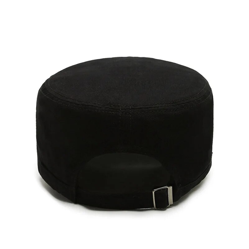 Chapeau militaire plat pour hommes, simple et polyvalent, langue de canard, d'âge moyen, mode décontractée, nouveau style, printemps et automne