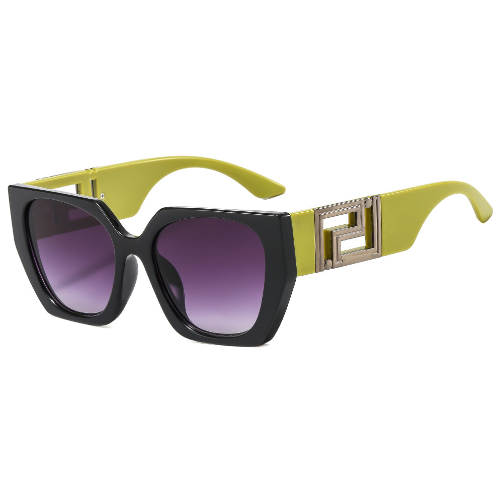 Lunettes de soleil carrées surdimensionnées pour femmes, Vintage, tendance, nuances dégradées, marque de luxe, Design, lunettes de mode