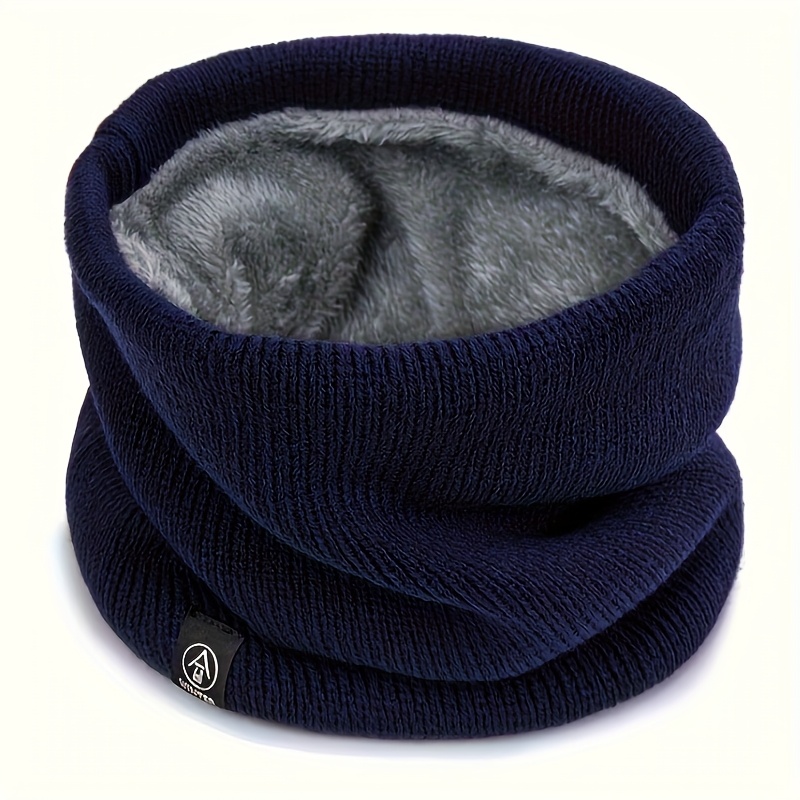Écharpe chauffe-cou d'hiver doublée polaire, guêtre coupe-vent, isolation thermique douce pour hommes et femmes, accessoire cadeau d'halloween et de noël