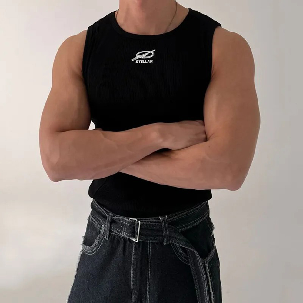 Hommes gilet mince Fitness sport débardeur décontracté printemps été plaine Simple gymnase Jogging haut sans manches vêtements pour hommes 2025 nouveau