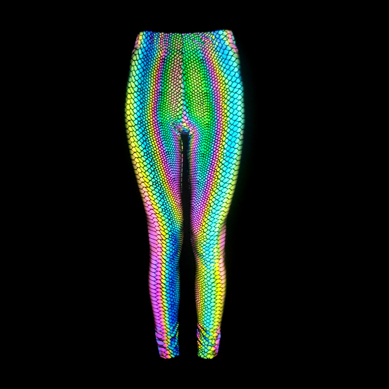 Leggings moulants colorés pour femmes, pantalons d'entraînement, jogging de nuit, vêtements techniques Harajuku, mode INS fjRoupas Femininas