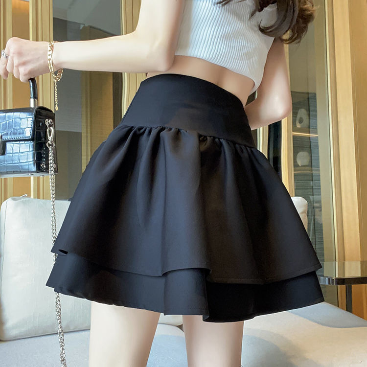 Mini jupe plissée taille haute pour filles, noire, Kawaii, mode coréenne, Style Preppy élégant, été