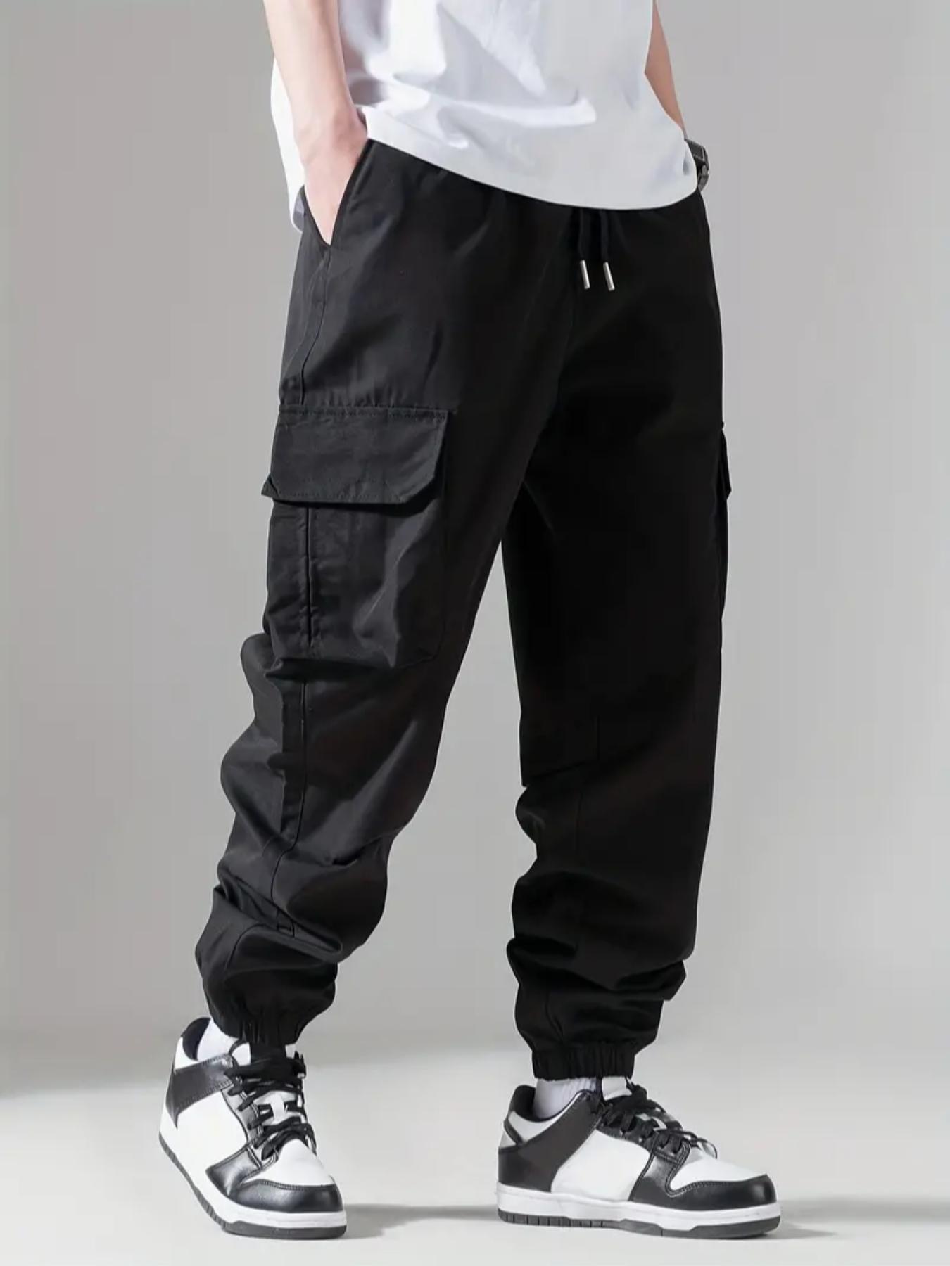 Pantalons pour hommes, pantalons à neuf points, sport décontracté, salopette fine, fitness, course à pied, tissus confortables, simples et polyvalents, à la mode