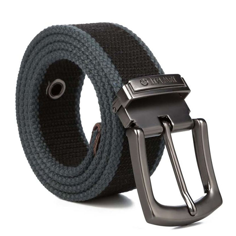 Ceinture militaire tactique en toile pour homme, accessoire décontracté avec ardillon métallique, sangle à boucle détachable, 140, 150, 160 cm
