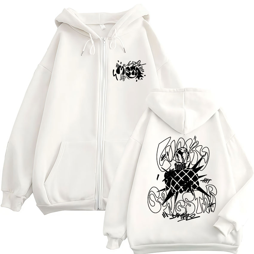 Sweat-shirt à capuche avec fermeture éclair pour hommes et femmes, Anime Jojo Bizarre Adventure Guīdo Mista, vestes à la mode, manteaux, Streetwear