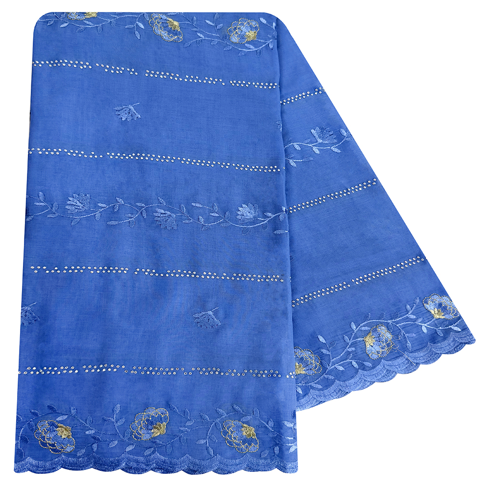 Nouveau style floral 2026 KASHKHA – Foulard brodé 100 % coton, style africain, pour la prière, Dubaï