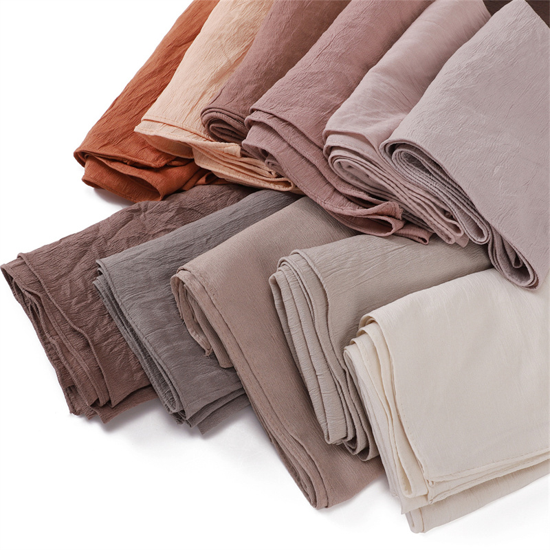 Ramadan plaine carré 90Cm Viscose Hijab écharpe femmes solide musulman foulard Wrap châles Musulman bandeau islamique Turban Sjaal