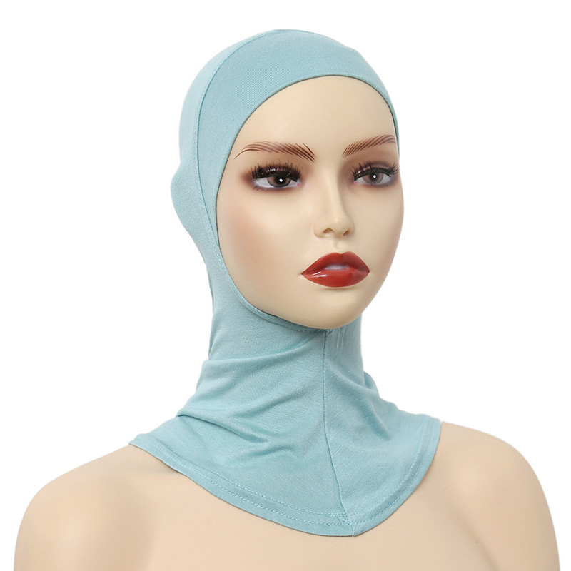 Nouveau Voile Intégral Extensible pour Femme 2026 – Turban Musulman, Sous-Hijab, Bonnet Châle avec Couverture Complète du Cou