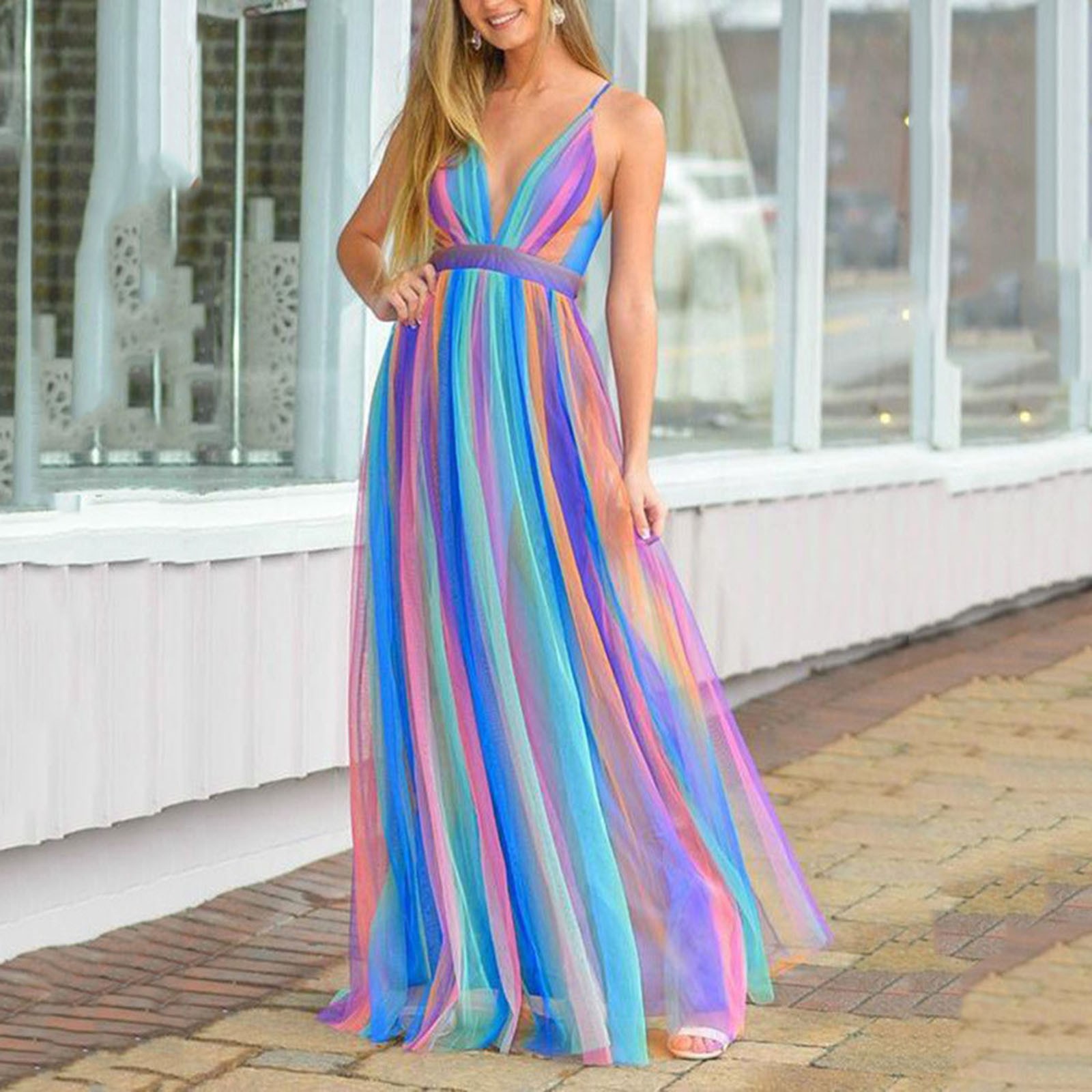 Robes élégantes pour femmes, tenues de printemps et d'été, commerce extérieur européen et frontalier, 2024